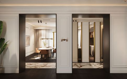 Open Space in stile classico di 20 di Salvatore Sito Interior Designer