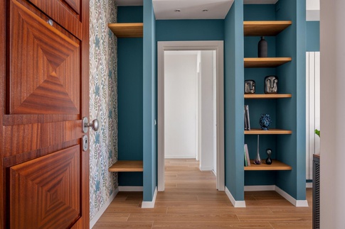 Soggiorno in stile scandinavo di 27 di Marila Fasulo Architetto Soggiorno in stile scandinavo di 27 di Marila Fasulo Architetto