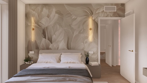 Camera da Letto in stile contemporaneo di 14 di Melissa Domenici Architetto