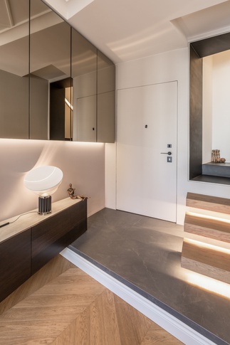 Open Space in stile transitional di 26 di Francesco Cardano Interior Designer Open Space in stile transitional di 26 di Francesco Cardano Interior Designer