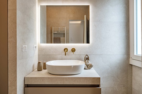 Bagno in stile contemporaneo di 6 di Gianluca Chiocca Interior Design Studio