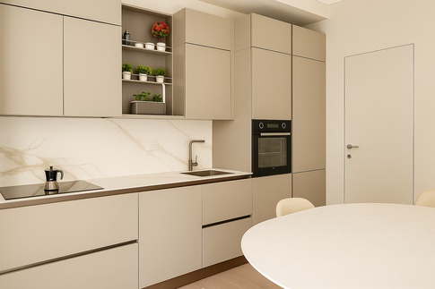 Open Space in stile contemporaneo di 35 di L'Arco Rosa Open Space in stile contemporaneo di 35 di L'Arco Rosa