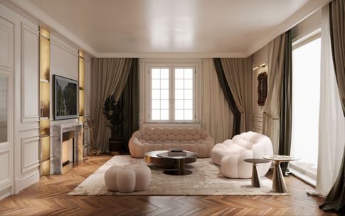Open Space in stile classico di 50 di Salvatore Sito Interior Designer Open Space in stile classico di 50 di Salvatore Sito Interior Designer