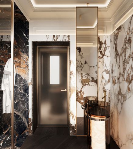 Bagno in stile classico di 10 di Salvatore Sito Interior Designer