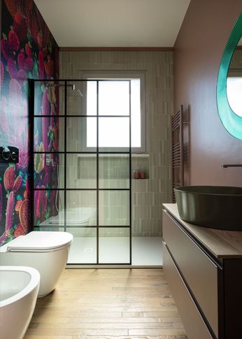 Bagno in stile eclettico di 5 di ZPSTUDIO