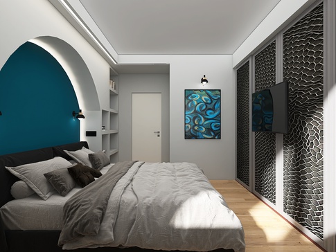 Camera da Letto in stile contemporaneo di 16 di NAUSICA DI GIUSEPPE Camera da Letto in stile contemporaneo di 16 di NAUSICA DI GIUSEPPE