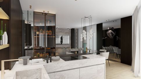 Open Space in stile classico di 30 di Salvatore Sito Interior Designer Open Space in stile classico di 30 di Salvatore Sito Interior Designer