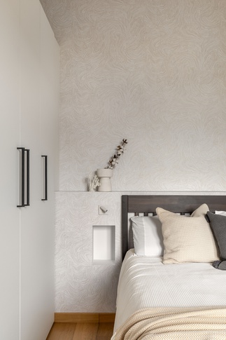 Camera da Letto in stile minimal di 15 di Sofia Carta Studio Camera da Letto in stile minimal di 15 di Sofia Carta Studio