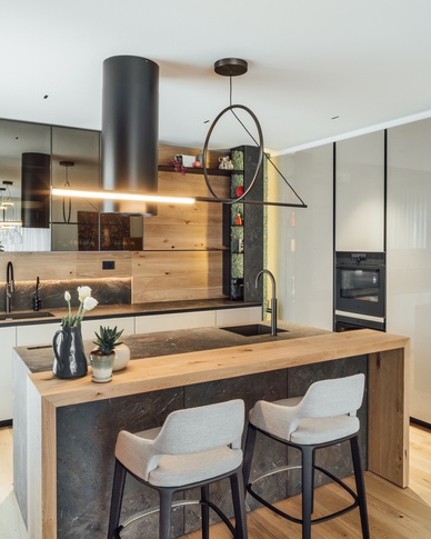 Open Space in stile contemporaneo di 59 di Francesco Cardano Interior Designer