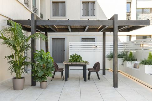 Terrazza in stile minimal di 107 di Arch. Simone Saporito