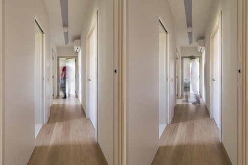 Corridoio in stile moderno di 70 di AB