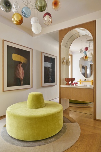 Ingresso in stile contemporaneo di 8 di NOMADE ARCHITETTURA