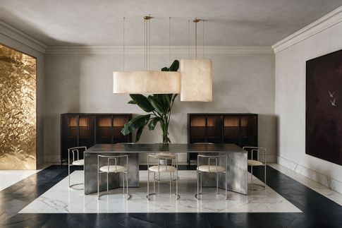 Sala da Pranzo in stile contemporaneo di 30 di SaturninoStudio Architecture and Design