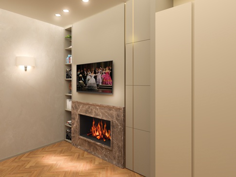 Open Space in stile moderno di 34 di MICHELE VOLPI STUDIO INTERIOR DESIGN