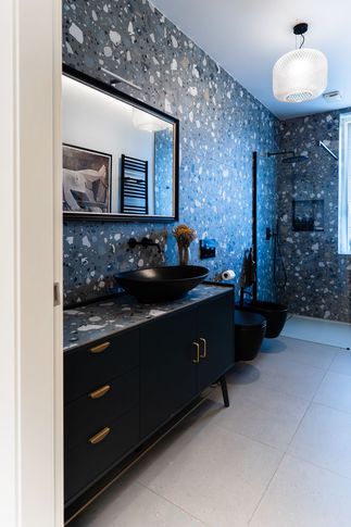 Bagno in stile eclettico di 6 di Davide Gratteri Architetto Bagno in stile eclettico di 6 di Davide Gratteri Architetto