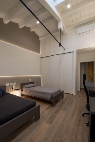 Camera da Letto in stile contemporaneo di 16 di Stefano Bergami studio interior design Camera da Letto in stile contemporaneo di 16 di Stefano Bergami studio interior design