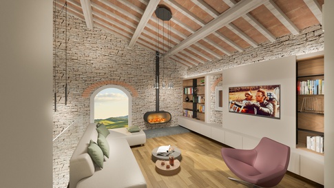 Soggiorno in stile moderno di 23 di MICHELE VOLPI STUDIO INTERIOR DESIGN