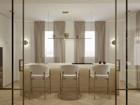 Cucina in stile moderno di 16 di doppiozero interior