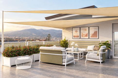 Terrazza in stile contemporaneo di 30 di Arcangelo Primato