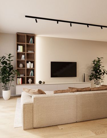 Open Space in stile moderno di 56 di Silvia Aquilani . Design studio