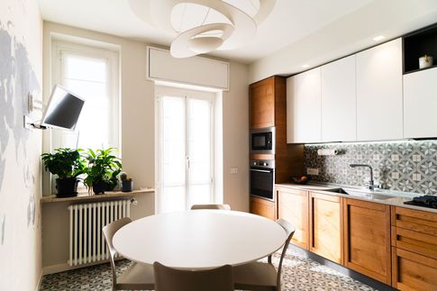 Cucina in stile eclettico di 14 di Davide Gratteri Architetto