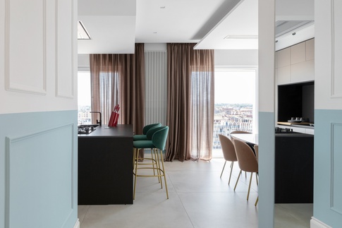 Open Space in stile contemporaneo di 50 di Carusone D+B