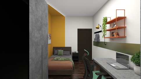 Camera da Letto in stile urban di 12 di Arar Studio di Arar Muna Isabella