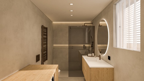 Bagno in stile moderno di 6 di 1507 Interior studio