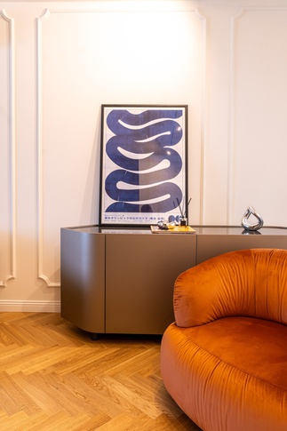 Soggiorno in stile eclettico di 25 di italo armone design studio
