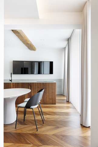 Cucina in stile contemporaneo di 30 di Andrea Benedetti Architetto