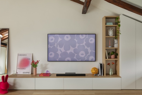 Open Space in stile scandinavo di 75 di Storie Design Studio