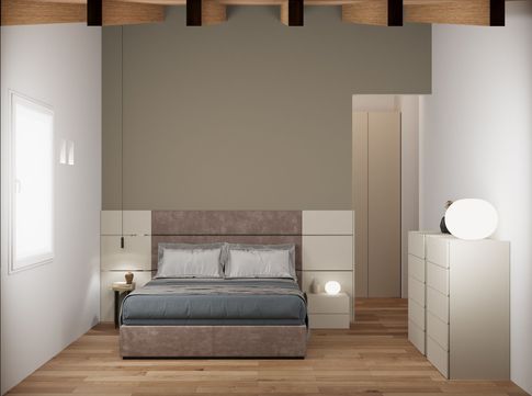 Camera da Letto in stile contemporaneo di 14 di Cariolato Arredamenti