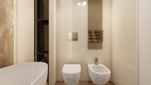 Bagno in stile contemporaneo di 5 di Areadieci architettura Bagno in stile contemporaneo di 5 di Areadieci architettura