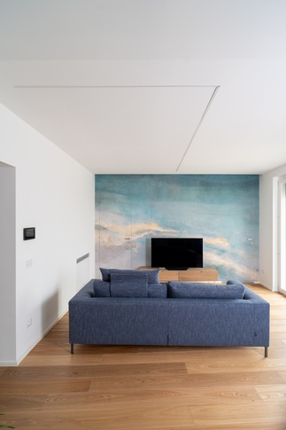 Open Space in stile minimal di 35 di Gianluigi Sputore Architetto