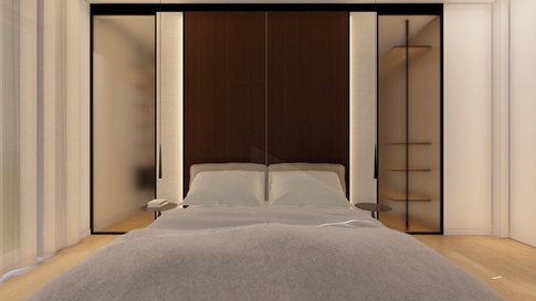 Camera da Letto in stile contemporaneo di 15 di Areadieci architettura