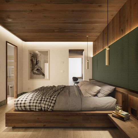 Camera da Letto in stile nordico di 20 di archi.nen | gianluca menardi architetto