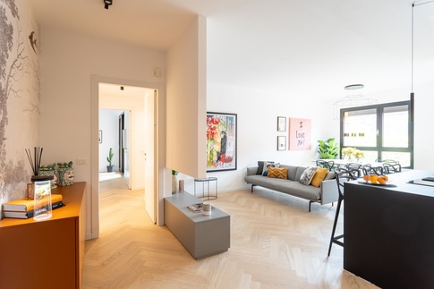 Soggiorno in stile contemporaneo di 20 di Alessandra Parolini Studio