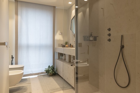 Bagno di Servizio in stile contemporaneo di 10 di Abitacolo Interni