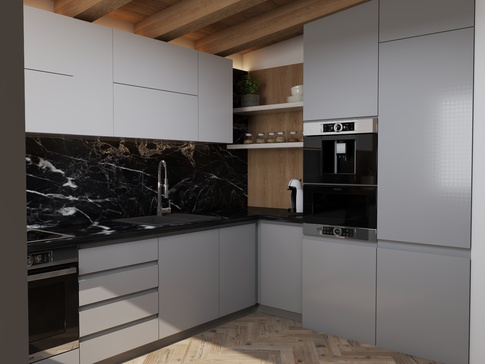 Open Space in stile moderno di 46 di IN.D.AR project