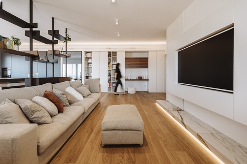 Open Space in stile moderno di 70 di SMartSTUDIO Open Space in stile moderno di 70 di SMartSTUDIO