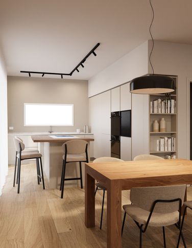 Open Space in stile moderno di 56 di Silvia Aquilani . Design studio