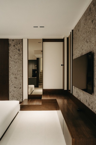 Open Space in stile contemporaneo di 135 di Architetto Michelangelo Todisco