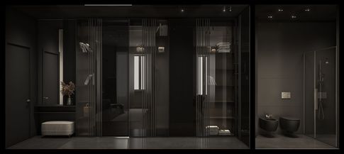 Open Space in stile contemporaneo di 90 di kkarchitecture