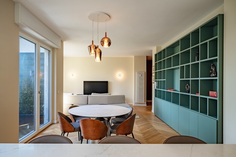 Open Space in stile contemporaneo di 45 di Gianluca Chiocca Interior Design Studio