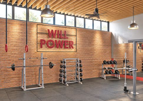 Palestra in stile industriale di 160 di Arcangelo Primato Palestra in stile industriale di 160 di Arcangelo Primato