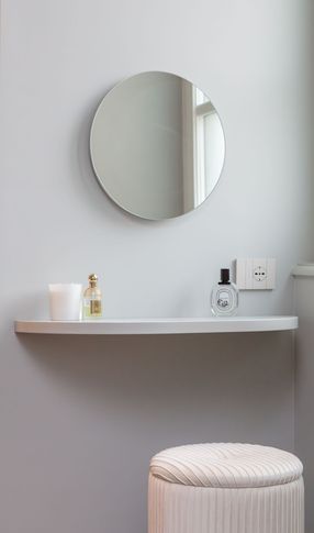 Bagno in stile contemporaneo di 7 di Castelli Sasso architetti