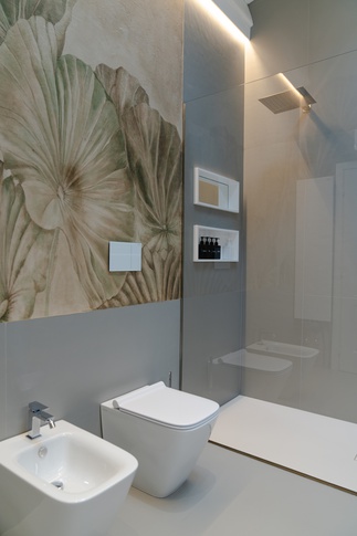 Bagno in stile contemporaneo di 6 di Stefano Bergami studio interior design Bagno in stile contemporaneo di 6 di Stefano Bergami studio interior design