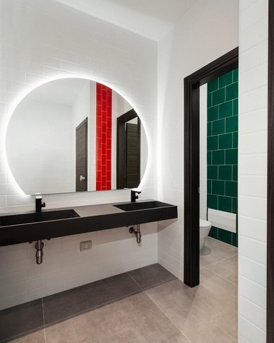 Ingresso in stile pop art di 60 di Name Studio Ingresso in stile pop art di 60 di Name Studio