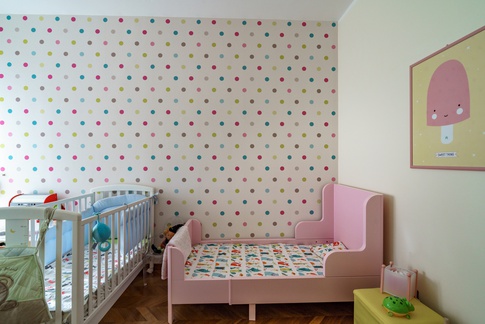 Cameretta Bambini in stile moderno di 16 di Lorenzo Rossi Architetto
