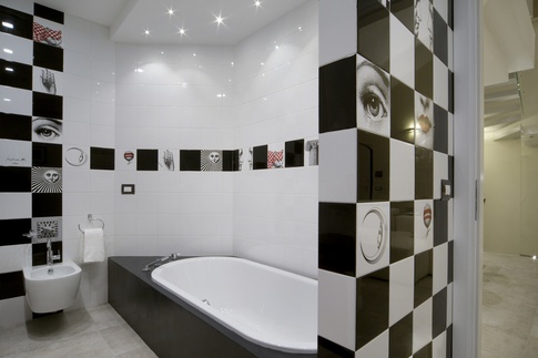 Bagno in stile classico di 6 di Annalisa Buscarini Ingegnere Edile Architetto